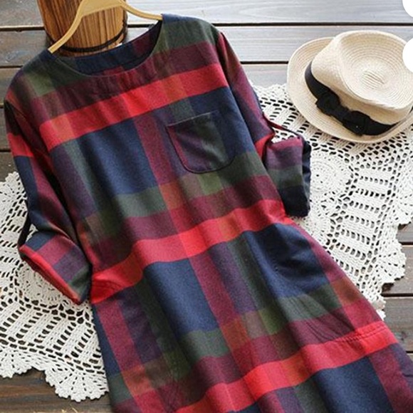 Cupshe Dresses & Skirts - NWT Cupshe Plaid Dress, size Small